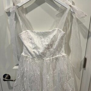 NWT -  Mara Embroidered Mini Dress